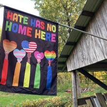 Hate Has No Home Here flag